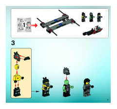 LEGO 5979 instructions page 3 – build guide