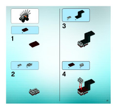 LEGO 5980 instructions page 21 – build guide