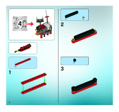 LEGO 5980 instructions page 2 – build guide