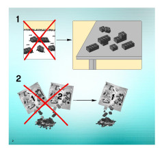LEGO 5983 instructions page 2 – build guide