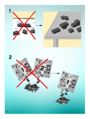 LEGO 5985 instructions page 2 – build guide