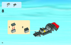 LEGO 60001 instructions page 14 – build guide