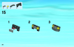 LEGO 60001 instructions page 20 – build guide