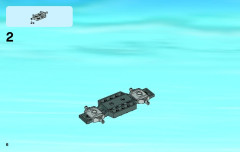 LEGO 60001 instructions page 6 – build guide