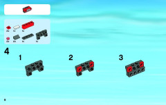 LEGO 60001 instructions page 8 – build guide