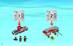 LEGO 60002 instructions page 2 – build guide