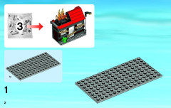 LEGO 60003 instructions page 2 – build guide