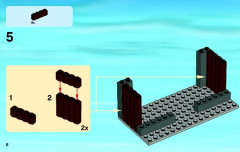 LEGO 60003 instructions page 6 – build guide