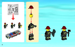 LEGO 60003 instructions page 4 – build guide