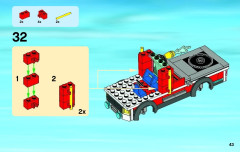 LEGO 60003 instructions page 43 – build guide