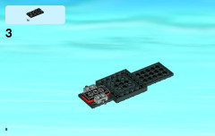 LEGO 60003 instructions page 8 – build guide