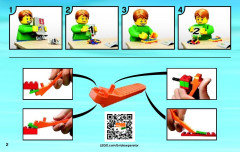 LEGO 60004 instructions page 2 – build guide