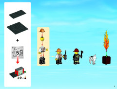 LEGO 60004 instructions page 3 – build guide