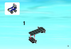 LEGO 60006 instructions page 5 – build guide