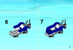 LEGO 60006 instructions page 9 – build guide
