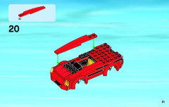 LEGO 60007 instructions page 21 – build guide