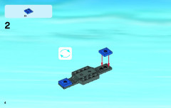 LEGO 60007 instructions page 4 – build guide