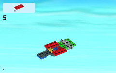 LEGO 60007 instructions page 6 – build guide