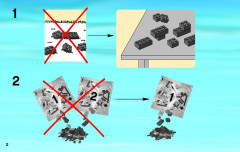 LEGO 60007 instructions page 2 – build guide