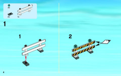 LEGO 60007 instructions page 4 – build guide