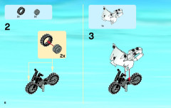 LEGO 60007 instructions page 6 – build guide