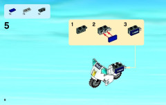 LEGO 60007 instructions page 8 – build guide