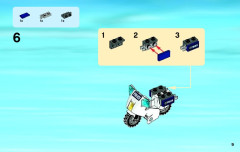 LEGO 60007 instructions page 9 – build guide