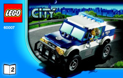 LEGO 60007 instructions page 1 – build guide