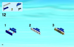 LEGO 60007 instructions page 14 – build guide