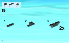 LEGO 60007 instructions page 22 – build guide