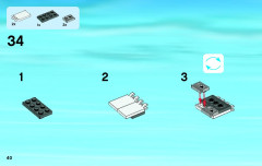 LEGO 60007 instructions page 40 – build guide