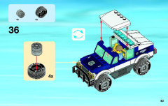 LEGO 60007 instructions page 43 – build guide