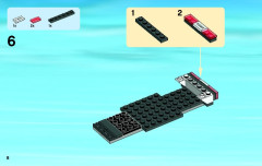 LEGO 60007 instructions page 8 – build guide