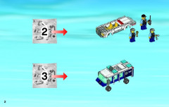 LEGO 60008 instructions page 2 – build guide