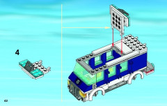 LEGO 60008 instructions page 42 – build guide
