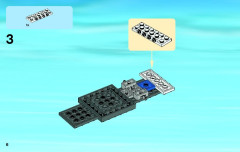 LEGO 60008 instructions page 6 – build guide