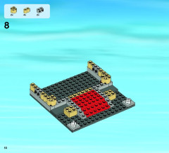 LEGO 60008 instructions page 10 – build guide