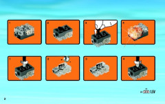 LEGO 60008 instructions page 2 – build guide