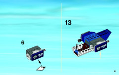 LEGO 60008 instructions page 21 – build guide