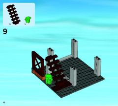 LEGO 60009 instructions page 10 – build guide
