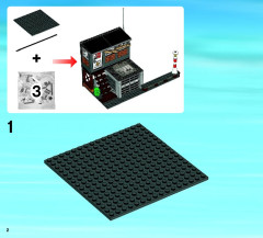 LEGO 60009 instructions page 2 – build guide