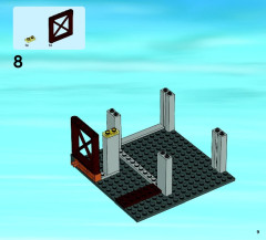 LEGO 60009 instructions page 9 – build guide