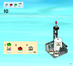 LEGO 60010 instructions page 11 – build guide