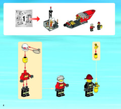 LEGO 60010 instructions page 4 – build guide