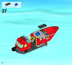 LEGO 60010 instructions page 10 – build guide