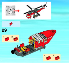 LEGO 60010 instructions page 2 – build guide