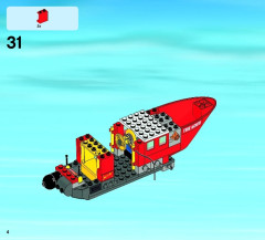 LEGO 60010 instructions page 4 – build guide