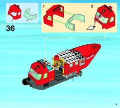 LEGO 60010 instructions page 9 – build guide