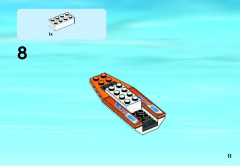 LEGO 60011 instructions page 11 – build guide