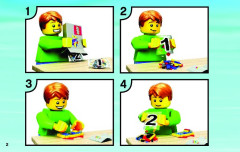 LEGO 60012 instructions page 2 – build guide